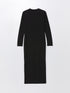 LC Waikiki Crew Neck Women's Knitted Dress